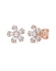 Sabrina Designs 14K Rose Gold 0.72 ct. tw. Diamond Flower Studs