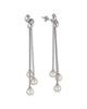 BELPEARL Silver 8mm Freshwater Pearl Earrings