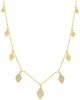 ADORNIA 14K Plated Drop Confetti Necklace
