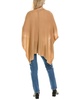 traveling rib cashmere cape