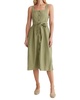 AG Jeans Britta Linen-Blend Midi Dress