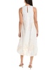 ALPHA STUDIO Embroidered Midi Dress