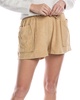 towel terry patch pocket short