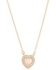ADORNIA Fine Jewelry 14K Over Silver 2.00 ct. tw. Moonstone CZ Heart Necklace