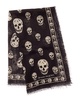 Alexander McQueen Skull Silk-Blend Scarf