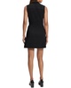 front zip mini dress