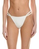carolyn textured low-cut strappy bikini bottom