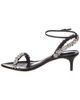 aurora crystal 50 leather sandal