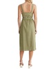 AG Jeans Britta Linen-Blend Midi Dress