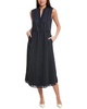 drapey stripe tiered maxi dress