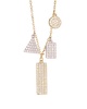 ADORNIA 14K Over Silver Crystal Necklace