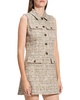 mix tweed military mini dress