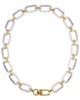 ADORNIA 14K Plated Statement Necklace