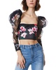 alice + olivia Baharia Mutton Sleeve Bustier