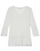 Lafayette 148 New York V-Neck Silk-Blend Sweater 