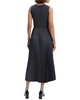 wool-blend pleat dress