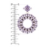 Eye Candy LA Crystal Loop Drop Earrings