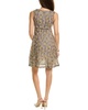 abstract motif mini dress