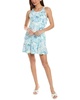 Tommy Bahama Costa Wave Leaves Mini Dress