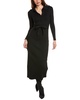 rib maxi polo dress