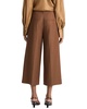 mid rise brushed flannel culotte