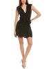daphne velvet mini dress