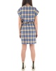 Woolrich Patch Breast Pocket Tartan Checked Linen-Blend Tunic 