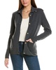 epaulette wool sweater jacket