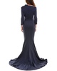 Jovani Off-The-Shoulder Scuba Gown