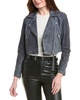 AllSaints Dalby Crop Leather Jacket