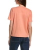 Lafayette 148 New York James V-Neck Linen-Blend T-Shirt