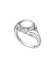 BELPEARL Silver 11-10.5mm Pearl Ring