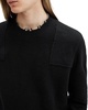 Wool-Blend Distressed Pointer Sweater