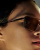 Sprint-a - Brushed Black/matte White Gold Sunglasses Sunglasses