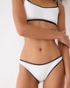 1989 high-leg tipped bikini bottom