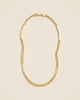 Double-chain tag necklace