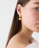 Metallic ball earrings