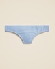 Hipster full-coverage bikini bottom in seersucker stripe