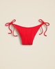Smocked string bikini bottom