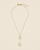 Horseshoe lariat necklace