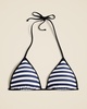 Heritage string bikini top in stripe