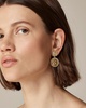 Coin drop earrings