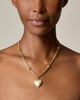 Pearl heart pendant necklace