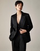 Christopher John Rogers X J.Crew relaxed blazer in duchesse satin
