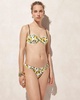 1989 high-leg bikini bottom in limoncello