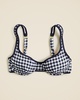 Heritage underwire bikini top in classic gingham