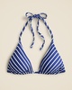 String bikini top in stripe