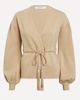 Tiberio Drawstring Wool Cardigan