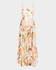 Leasgill Open-Back Midi Dress