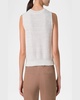 Micro Sequined Knit Sleeveless Sweater